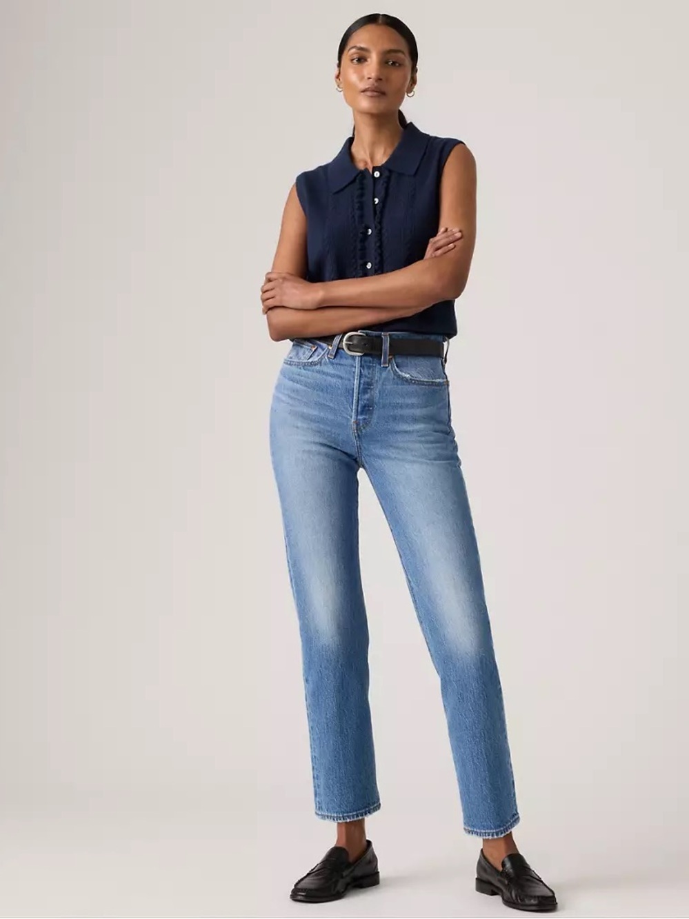 Levi’s Premium Wedgie Straight Jeans Size 27